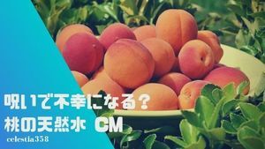 桃の天然水のコマーシャルは呪いのCM？出演者が不幸になる？