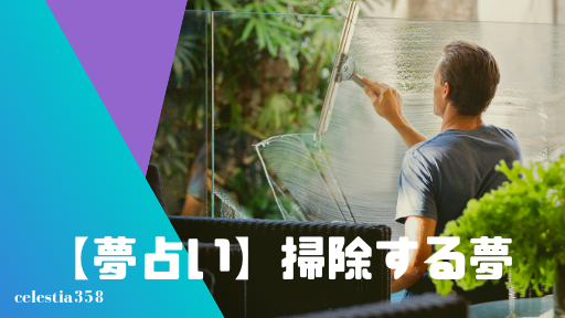 夢占い 掃除する夢の意味と心理を診断 キッチン トイレ お風呂 掃除機 ほうきなど セレスティア358