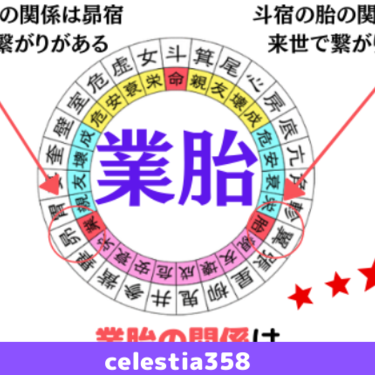 業・胎の関係とは？｜宿曜における業胎の相性について解説